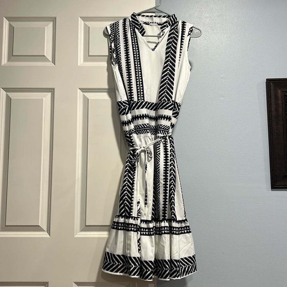 Black and White Dress